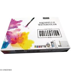Pébéo Kit Peinture Coffret Collection Box - Peinture Aquarelle Pebeo - 35 Pcs