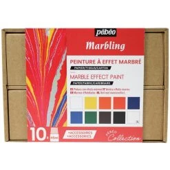 Coffret Collection Pébéo - Peinture Marbling
