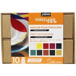 Peinture Porcelaine Coffret Collection Pébéo - Peinture Sur Porcelaine