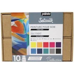 Peinture Tissu Setacolor Coffret Collection Pébéo - Peinture Sur Soie