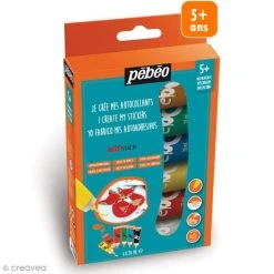 Kit Peinture Coffret De Peinture Pour Stickers Arti'stick Pébéo - 6 X 20 Ml