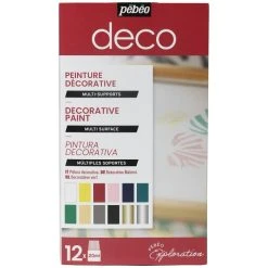 Peinture Acrylique Pébéo Déco Coffret D'Exploration Pébéo - Peinture Décorative - 12 X 20 Ml