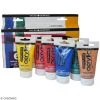 Set Peinture Acrylique Coffret Peinture Acrylique Daler Rowney - Couleurs Métallisées - 6 X 75 Ml -Creavea Shop coffret peinture acrylique daler rowney couleurs metallisees 6 x 75 ml p