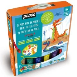 Gouache Tube Coffret Peinture Découverte - Prima Color Pébéo - Dinosaures