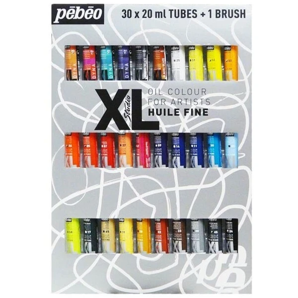 Kit Peinture Coffret Peinture Huile Fine Studio XL Pébéo - 30 X 20 Ml 3 Kit Peinture Coffret Peinture Huile Fine Studio XL Pébéo - 30 X 20 Ml