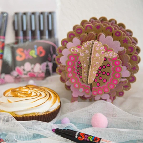 Pébéo Feutre Multisupports Coffret Skrib Marqueur Peinture Acrylique - Perle - 4 Marqueurs 4 Pébéo Feutre Multisupports Coffret Skrib Marqueur Peinture Acrylique - Perle - 4 Marqueurs – Image 2