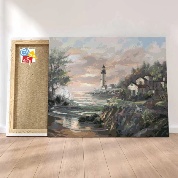 Peinture Par Numéros Peinture Numéro Coucher De Soleil Sur Le Phare 3 Peinture Par Numéros Peinture Numéro Coucher De Soleil Sur Le Phare