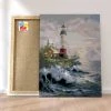 Peinture Par Numéros Peinture Numéro Crique Du Phare -Creavea Shop crique du phare p