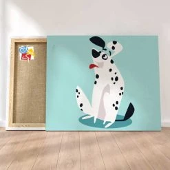 Peinture Par Numéros Peinture Numéro Dalmatien Assis