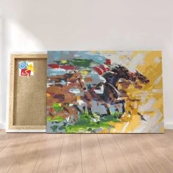 Peinture Par Numéros Peinture Numéro Dans Le Feux De L'Action