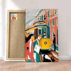 Peinture Par Numéros Peinture Numéro En Rentrant Du Shopping