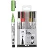Creativ Company Feutre Craie Feutres Craie - Couleurs Métalliques - Pointe Fine - 5 Pcs
