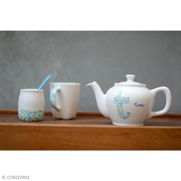 Feutre Porcelaine Feutres Porcelaine Edding 4200 - Camaïeu Bleu Vert - 6 Feutres 5 Feutre Porcelaine Feutres Porcelaine Edding 4200 - Camaïeu Bleu Vert - 6 Feutres – Image 3