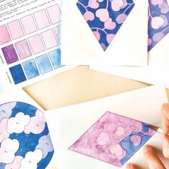 FRENCH'KITS Kit Peinture French Kits Aquarelle - Bleu Eucalyptus -Creavea Shop french kits aquarelle bleu eucalyptus p 3