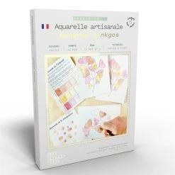 FRENCH'KITS Kit Peinture French Kits Aquarelle - Tendres Gingkos