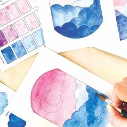 FRENCH'KITS Kit Peinture French Kits Aquarelle - Vue Du Ciel 8 FRENCH'KITS Kit Peinture French Kits Aquarelle - Vue Du Ciel -Creavea Shop french kits aquarelle vue du ciel p 3