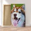 Peinture Par Numéros Peinture Numéro Husky Heureux -Creavea Shop husky heureux p