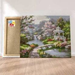 Peinture Par Numéros Peinture Numéro Kiosque En Fleur