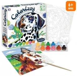 Sentosphère Peinture Numéro Kit Créatif Colorizzy - Peinture Par Numéros - Chiens