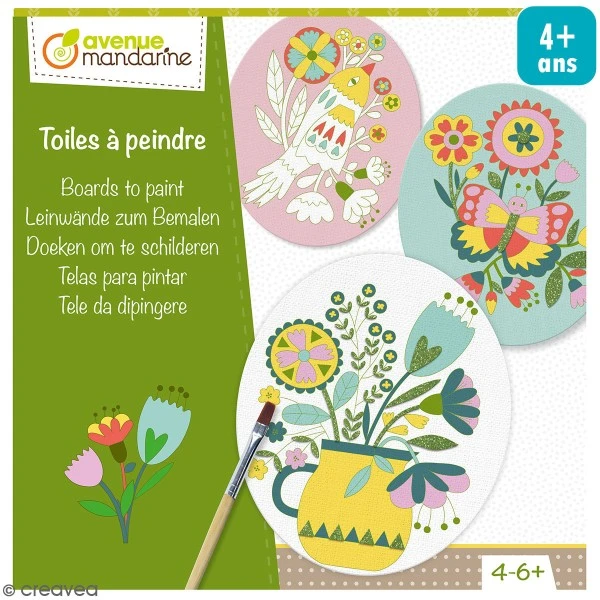 Avenue Mandarine Peinture Numéro Kit Créatif - Toiles à Peindre 3 Avenue Mandarine Peinture Numéro Kit Créatif - Toiles à Peindre