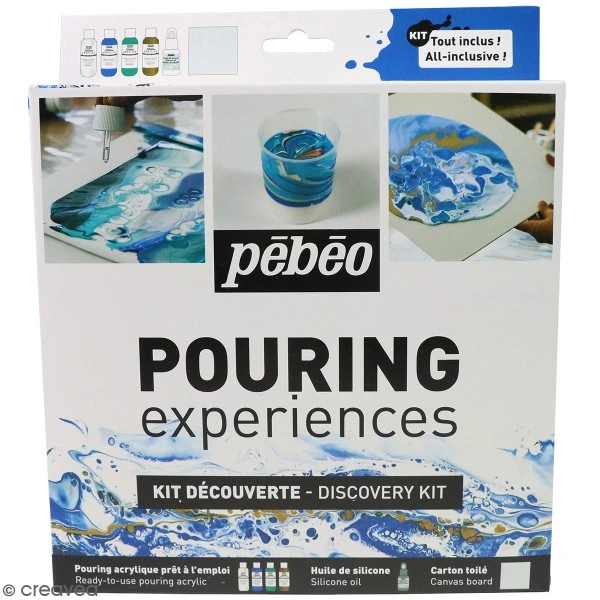 Pébéo Kit Peinture Kit Découverte Peinture - Pouring - 6 Pcs 3 Pébéo Kit Peinture Kit Découverte Peinture - Pouring - 6 Pcs