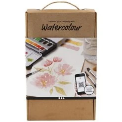 Creativ Company Peinture Aquarelle Creotime Kit DIY Découverte - Aquarelle -Creavea Shop kit diy decouverte aquarelle p 3