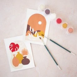 Pause Moderne Kit Peinture Kit DIY - Réaliser Des Peintures Numéros -Creavea Shop kit diy realiser des peintures numeros p 2