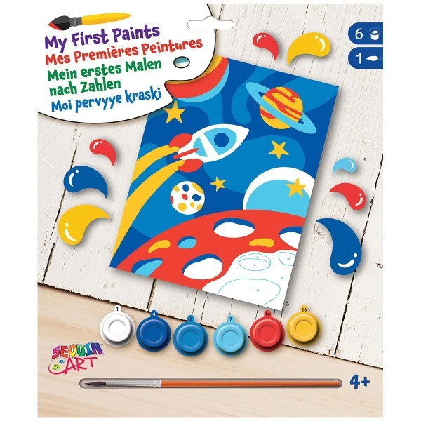 OZ International Peinture Numéro Kit Peinture Par Numéros Enfant - Mission Galaxy - A Partir De 4 Ans 3 OZ International Peinture Numéro Kit Peinture Par Numéros Enfant - Mission Galaxy - A Partir De 4 Ans