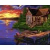 Peinture Numéro Kit Peinture Par Numéros Wizardi Evening Harbour 40x50 Cm A090 -Creavea Shop kit peinture par numeros wizardi evening harbour 40x50 cm a090 p