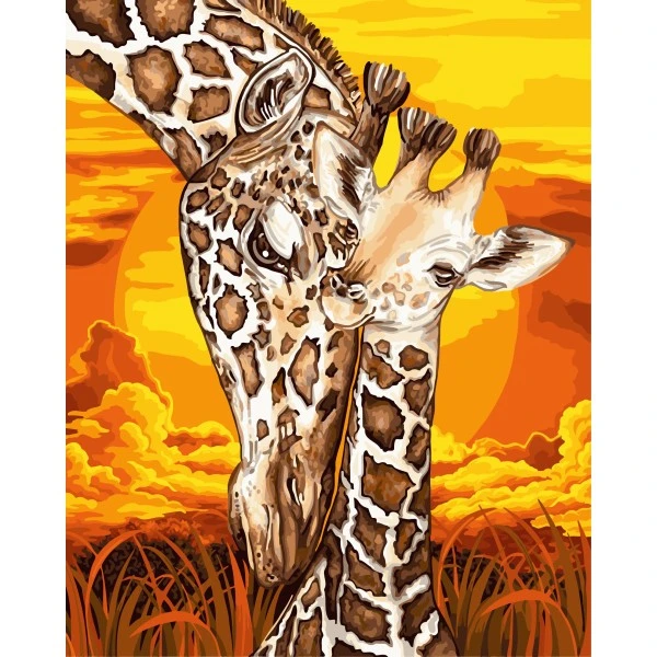 Peinture Numéro Kit Peinture Par Numéros Wizardi Mother's Love 40x50 Cm H100 3 Peinture Numéro Kit Peinture Par Numéros Wizardi Mother's Love 40x50 Cm H100