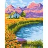 Peinture Numéro Kit Peinture Par Numéros Wizardi Rose Sunset 40x50 Cm A087 -Creavea Shop kit peinture par numeros wizardi rose sunset 40x50 cm a087 p