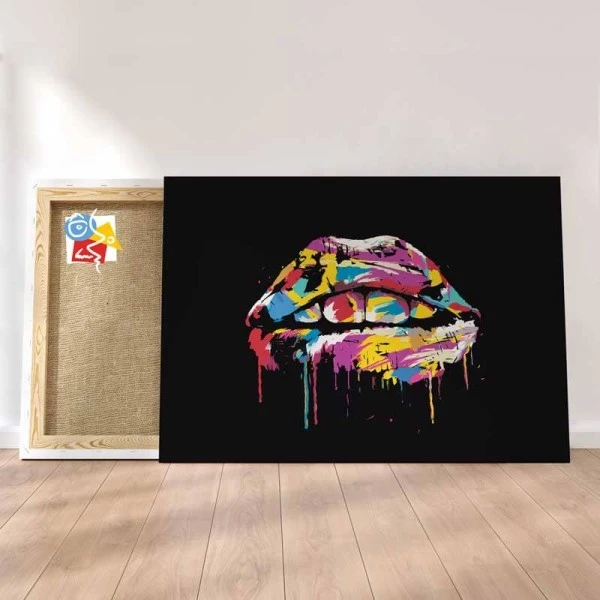 Peinture Par Numéros Peinture Numéro Lèvres Colorées 3 Peinture Par Numéros Peinture Numéro Lèvres Colorées