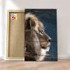 Peinture Par Numéros Peinture Numéro Lion Sur Bois