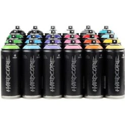 Accessoires Bombes De Peinture Lot 24 Bombes De Peinture Mtn Hardcore
