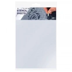 Accessoires Bombes De Peinture Lot De 10 Feuilles Mylar A4 Pour Pochoir - Epaisseur 0,3 Mm - Qbix