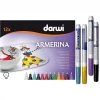 Peinture Verre Lot De 12 Marqueurs 6 Ml, Céramique à Froid Armerina, Pointe 2mm, Feutres Couleurs Assorties, Darwi -Creavea Shop lot de 12 marqueurs 6 ml ceramique a froid armerina pointe 2mm feutres couleurs assorties darwi p