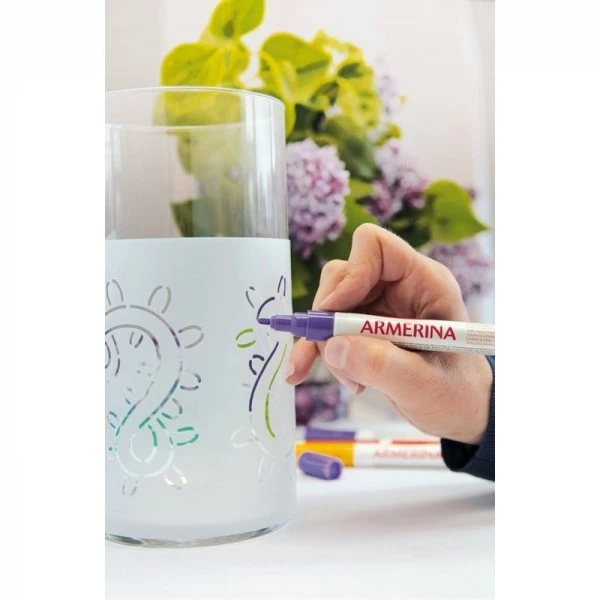 Lot de 12 Marqueurs 6 ml, céramique à froid Armerina, pointe 2mm, Feutres couleurs assorties, Darwi Peinture Verre Lot De 12 Marqueurs 6 Ml, Céramique à Froid Armerina, Pointe 2mm, Feutres Couleurs Assorties, Darwi -Creavea Shop lot de 12 marqueurs 6 ml ceramique a froid armerina pointe 2mm feutres couleurs assorties darwi p 3