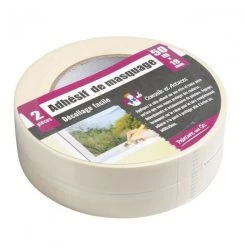 Accessoires Bombes De Peinture Lot De 2 Rubans Adhésif De Masquage 50 M X 19 Mm Cogex