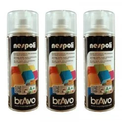 Peinture DecoSpray Lot De 3 Bombes De Peinture Professionnelle Nespoli - Vernis Mat