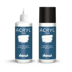 Peinture Acrylique Basic Acryl Lot De 5 Peintures Crémeuses Acryliques, Darwi Opak, 5 X 80 Ml, Couleurs Primaires Opaques -Creavea Shop lot de 5 peintures cremeuses acryliques darwi opak 5 x 80 ml couleurs primaires opaques p 3