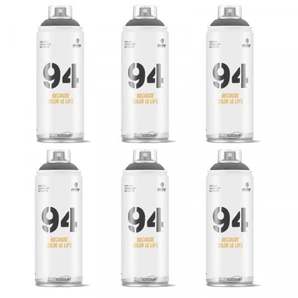 Accessoires Bombes De Peinture Lot De 6 Bombes De Peinture MTN 94 - Noir 3 Accessoires Bombes De Peinture Lot De 6 Bombes De Peinture MTN 94 - Noir