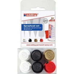 Accessoires Bombes De Peinture Lot De 6 Buses Pour Bombe De Peinture Edding 5200 Assortiment De Tailles