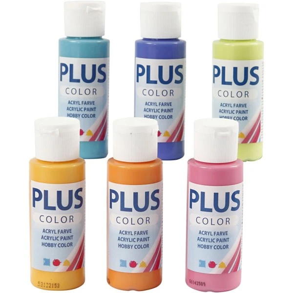 Creativ Company Lot De Peinture Acrylique Plus Color - 6 X 60 Ml - Multicolore 3 Creativ Company Lot De Peinture Acrylique Plus Color - 6 X 60 Ml - Multicolore