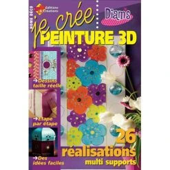 Peinture Diam's Magazine JE CRÉE Peinture 3D N°44 - Diam's