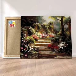 Peinture Par Numéros Peinture Numéro Marches De Jardin