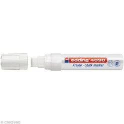 Feutre Craie Liquide Marqueur Craie Edding 4090 Blanc 4-15 Mm