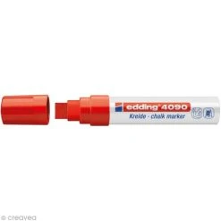 Feutre Craie Liquide Marqueur Craie Edding 4090 Rouge 4-15 Mm