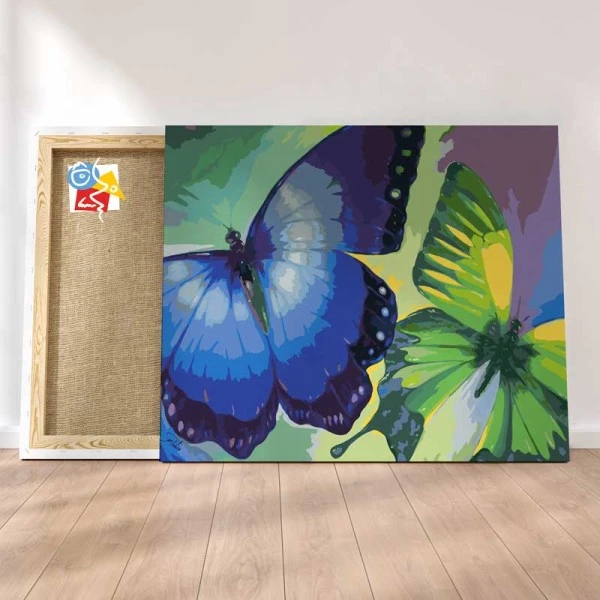 Peinture Par Numéros Peinture Numéro Nuee De Papillons 3 Peinture Par Numéros Peinture Numéro Nuee De Papillons