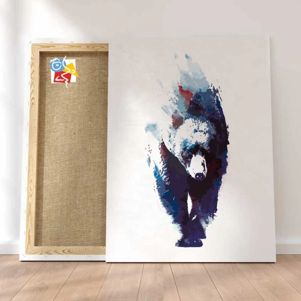 Peinture Par Numéros Peinture Numéro Ours En Forêt 3 Peinture Par Numéros Peinture Numéro Ours En Forêt