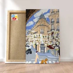 Peinture Par Numéros Peinture Numéro Paris En Fleur